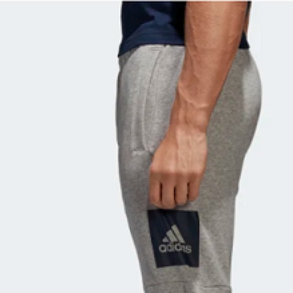 adidas essentials box logo pants